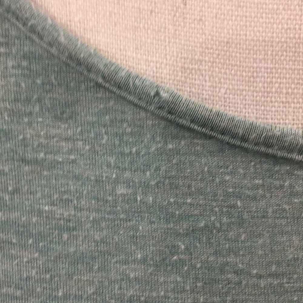 Anthropologie, Bordeaux Asymmetrical Tee in Tiffany Blue - XS; will fit S-M - Picture 6 of 8